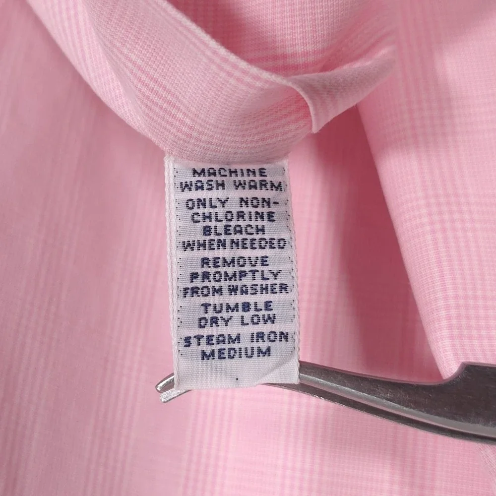 POLO GOLF‎ RALPH LAUREN Men's LARGE Plaid Shirt LOFTING Pink Vintage HONG KONG